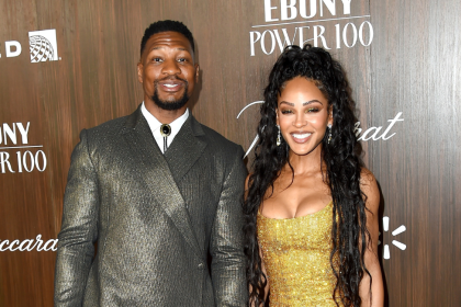 Jonathan Majors and Meagan Good