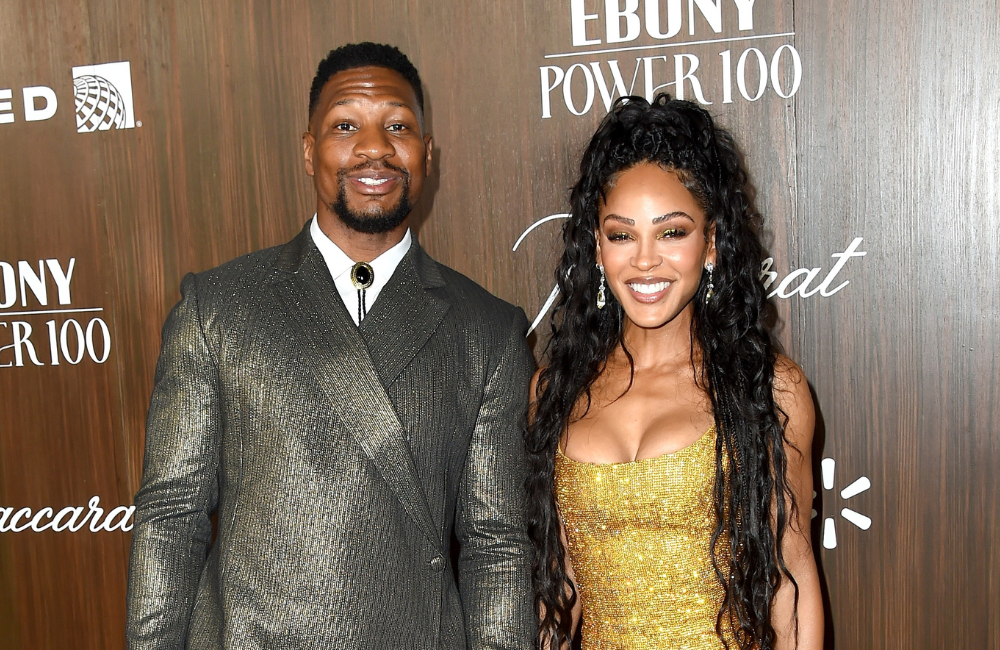 Jonathan Majors and Meagan Good