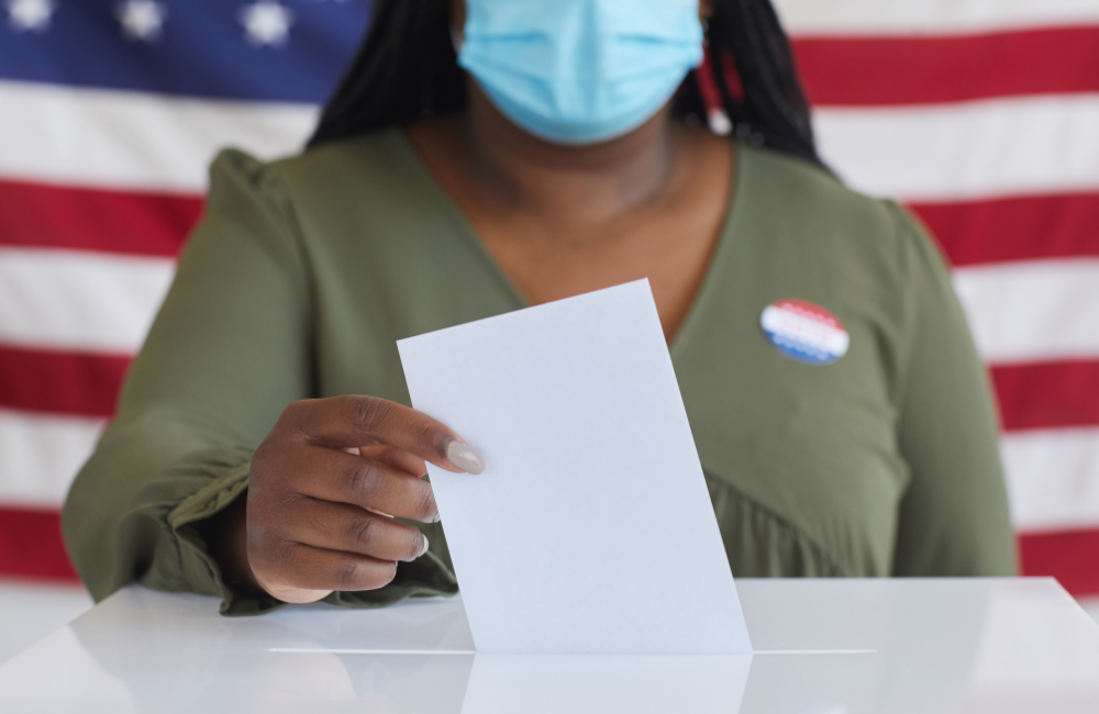 woman, voting