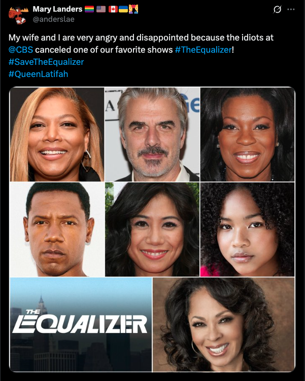 Queen Latifah speaks up after 'Equalizer' gets cancelled