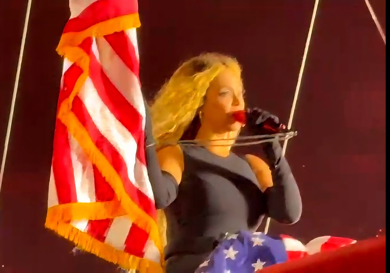 Beyoncé on the Cowboy Carter Tour (Photo by Derrel Jazz Johnson for rolling out)