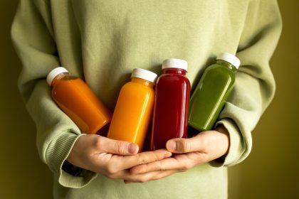 Healthy drink, vitamins, food