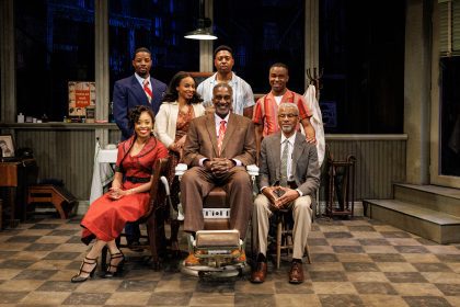 The cast of CEREMONIES IN DARK OLD MEN (Photo by Maria Baranova)