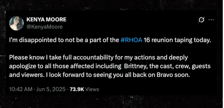 Kenya Moore hints at return to 'Real Housewives of Atlanta'