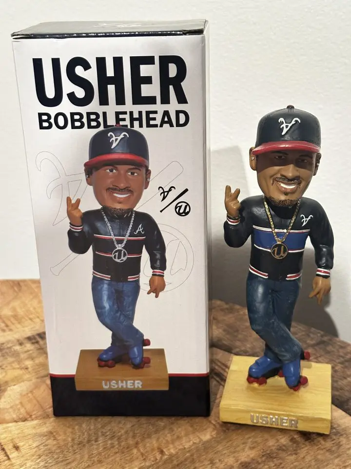 The Atlanta Braves honor Usher with epic bobblehead night
