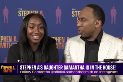 Stephen A. Smith, Samantha, father-daughter moment
