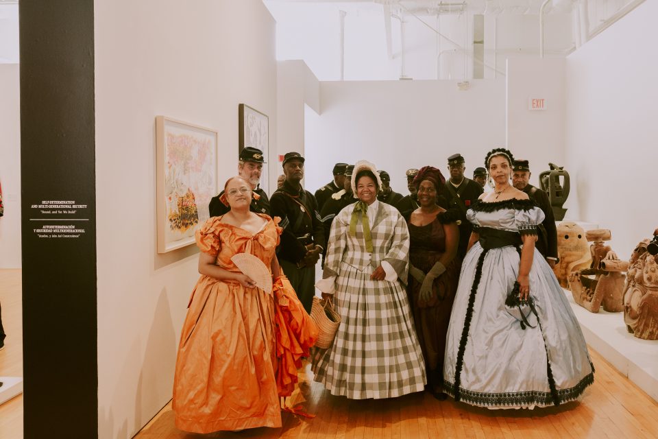 Ann Johnson prints freedom's journey on cotton and brick