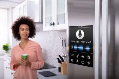 Smart fridge, technology, kitchen