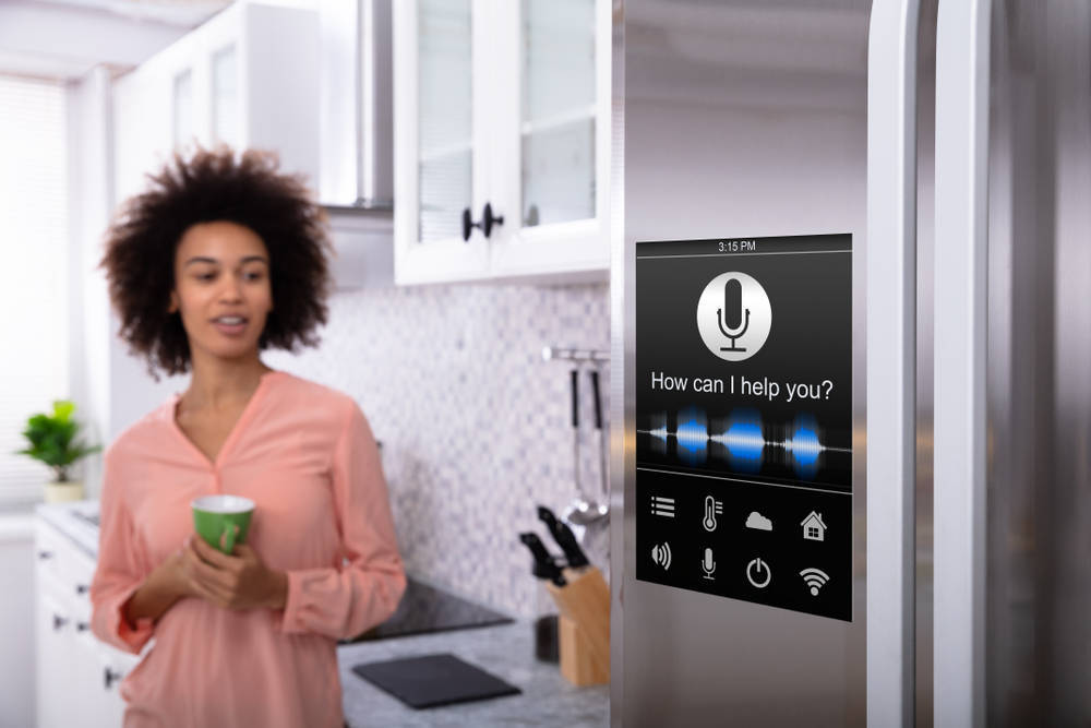Smart fridge, technology, kitchen
