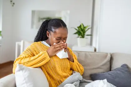 Flu symptoms with confusion