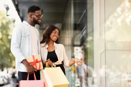 shopping with your partner