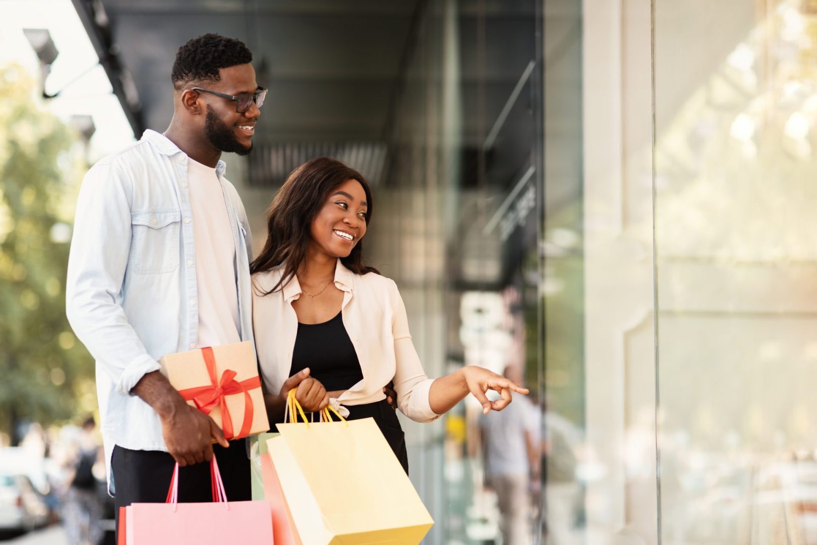 shopping with your partner