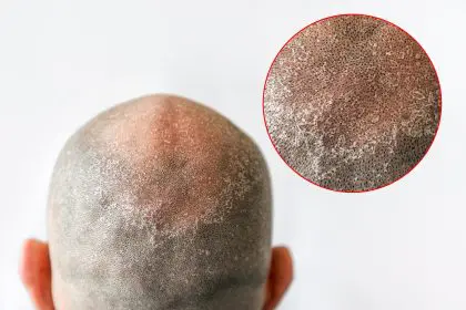 Scalp treatment from sun