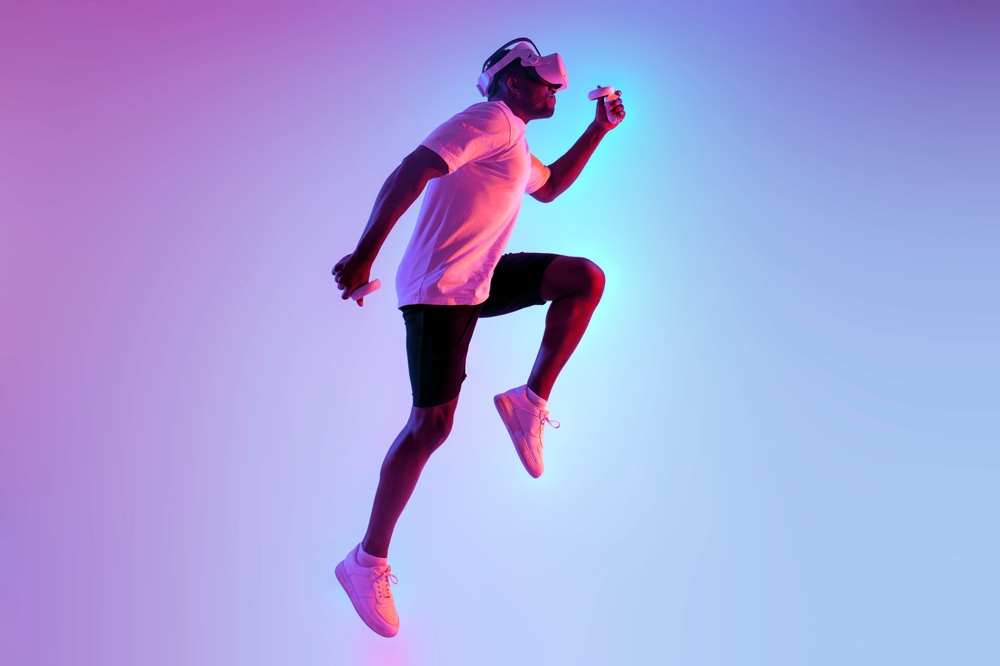 Virtual reality, VR, running