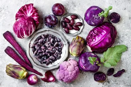 Purple, foods, antioxidant, healthy