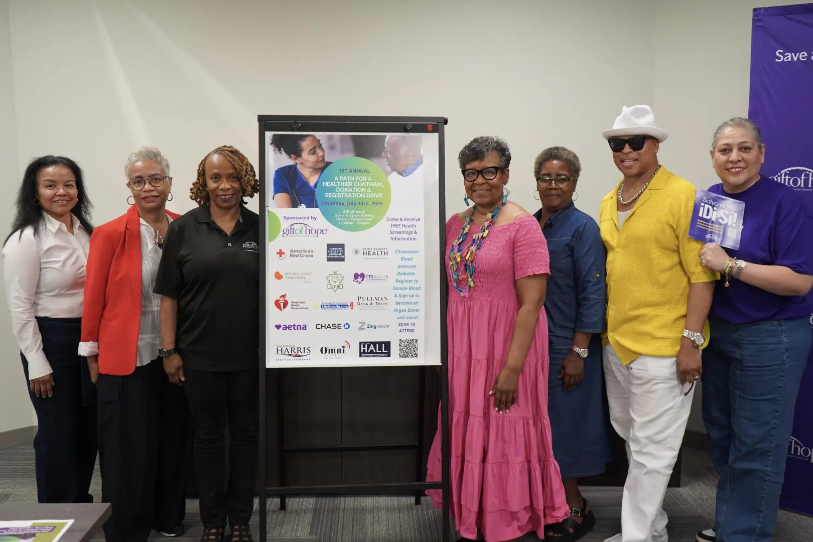 Gift of Hope leads health drive in Chatham