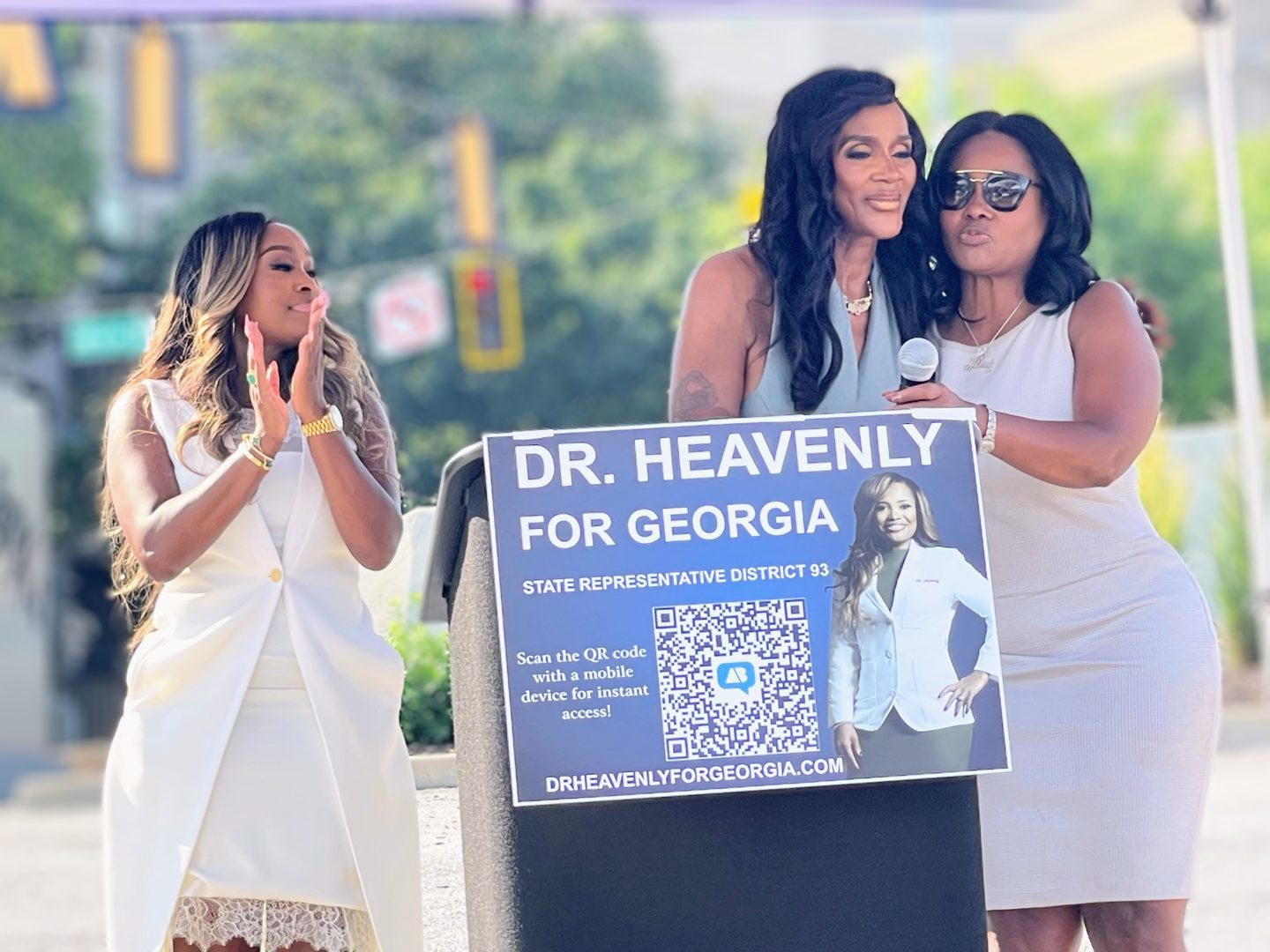 Quad Webb, Mama Joyce, and Heavenly Kimes (Photos by Terry Shropshire for rolling out)