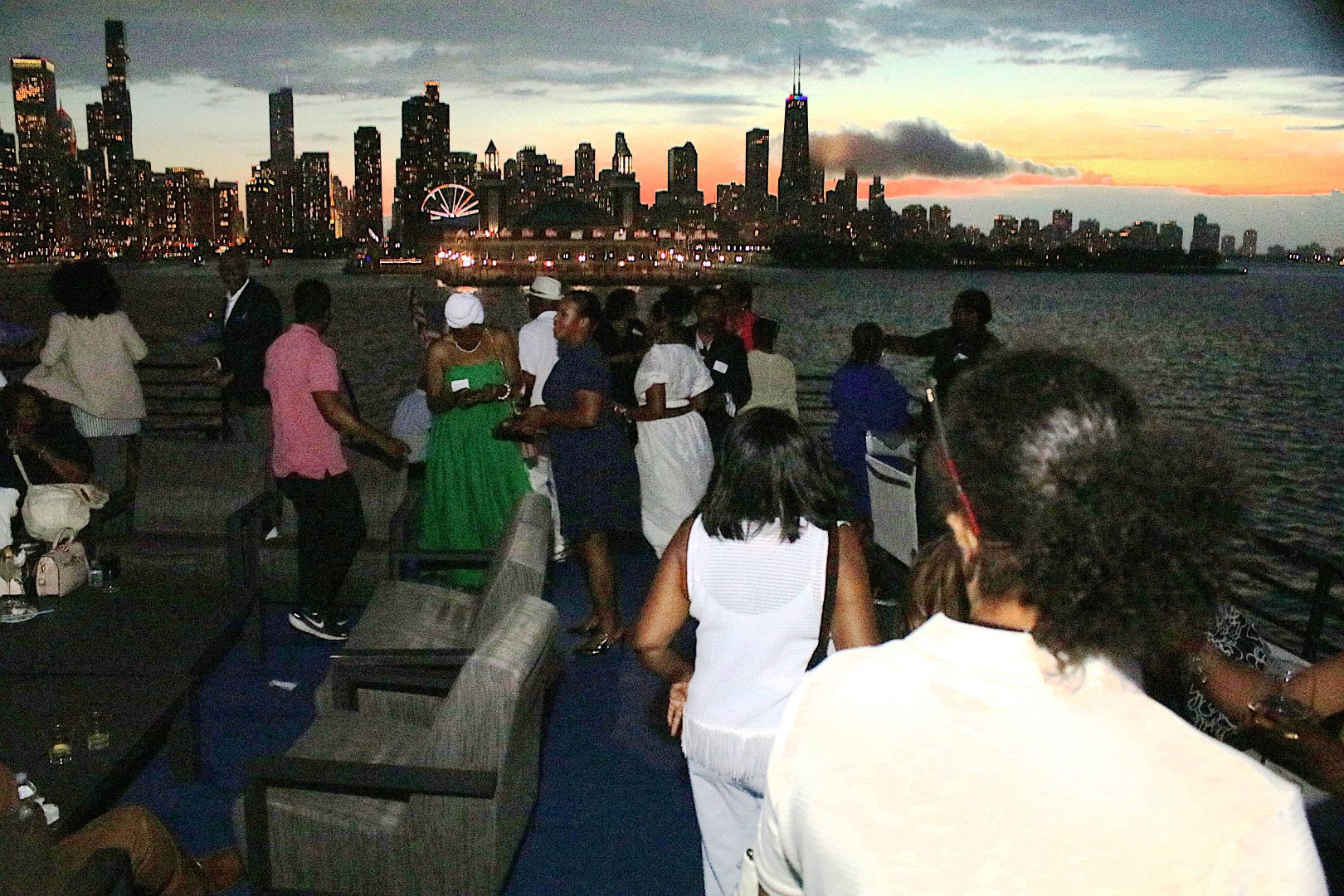 Illinois State Black Chamber celebrates on Lake Michigan