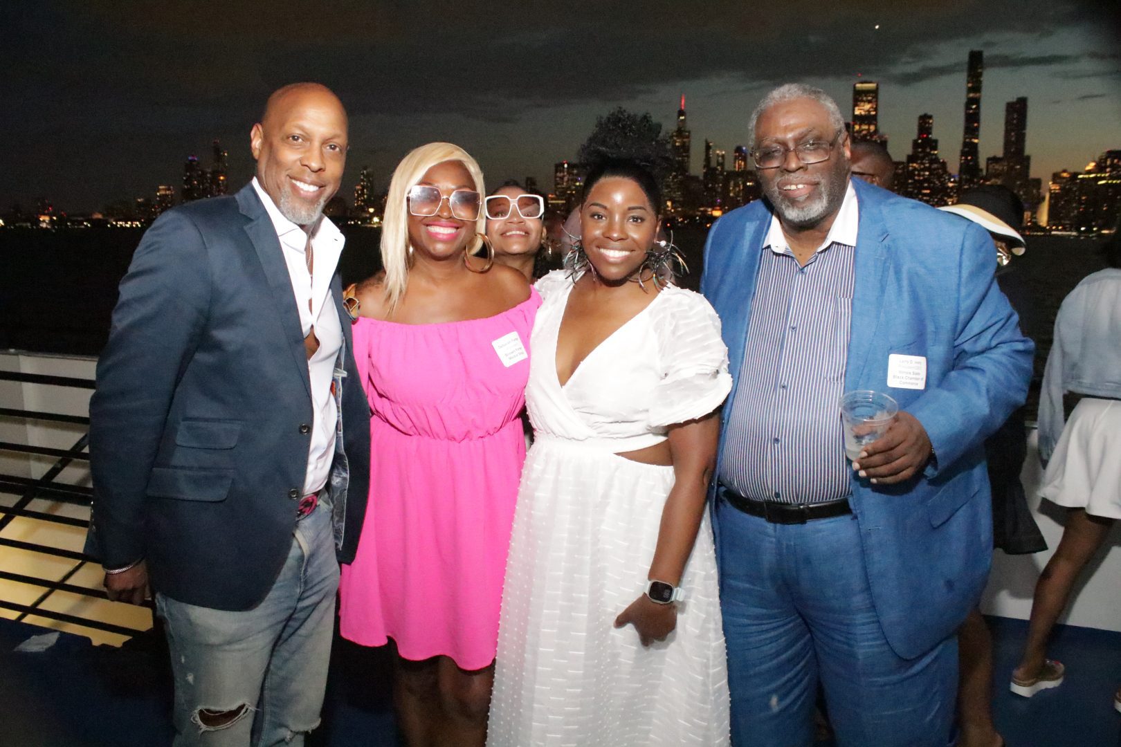 Illinois State Black Chamber celebrates on Lake Michigan