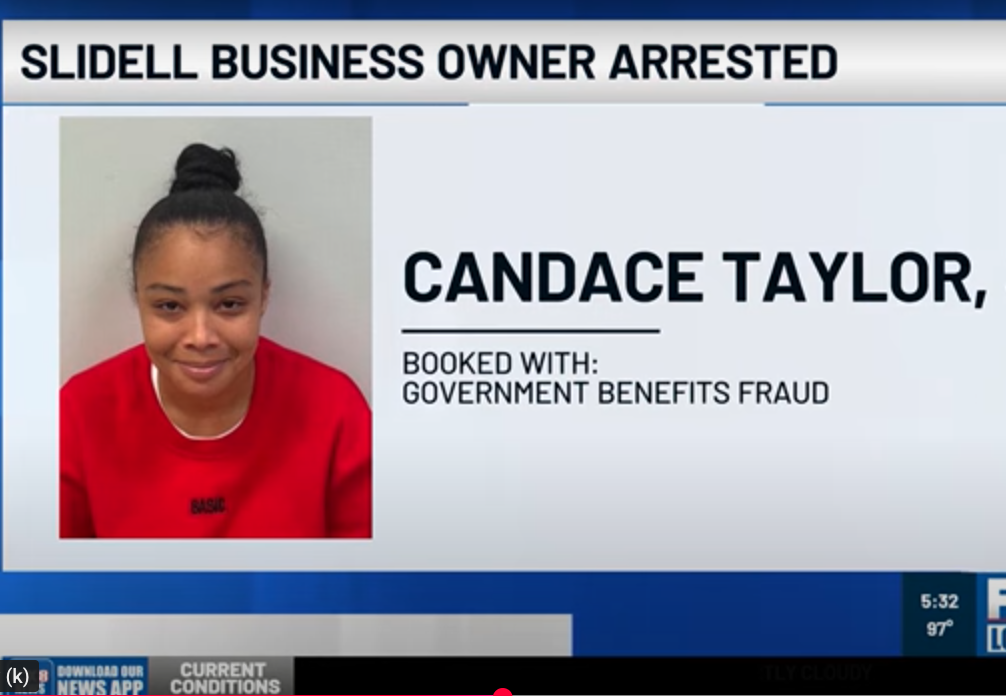 Candace Taylor (Image source: YouTube/WVUE Fox 8)