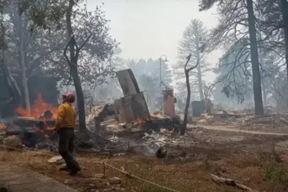 Fire in Grand Canyon