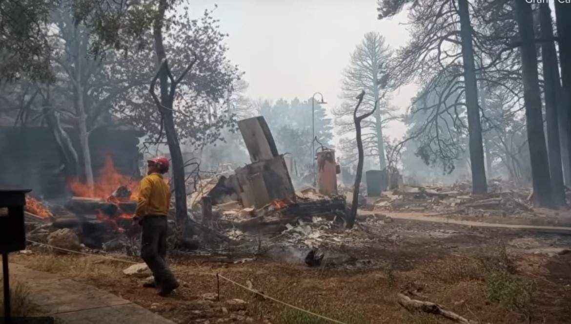 Fire in Grand Canyon