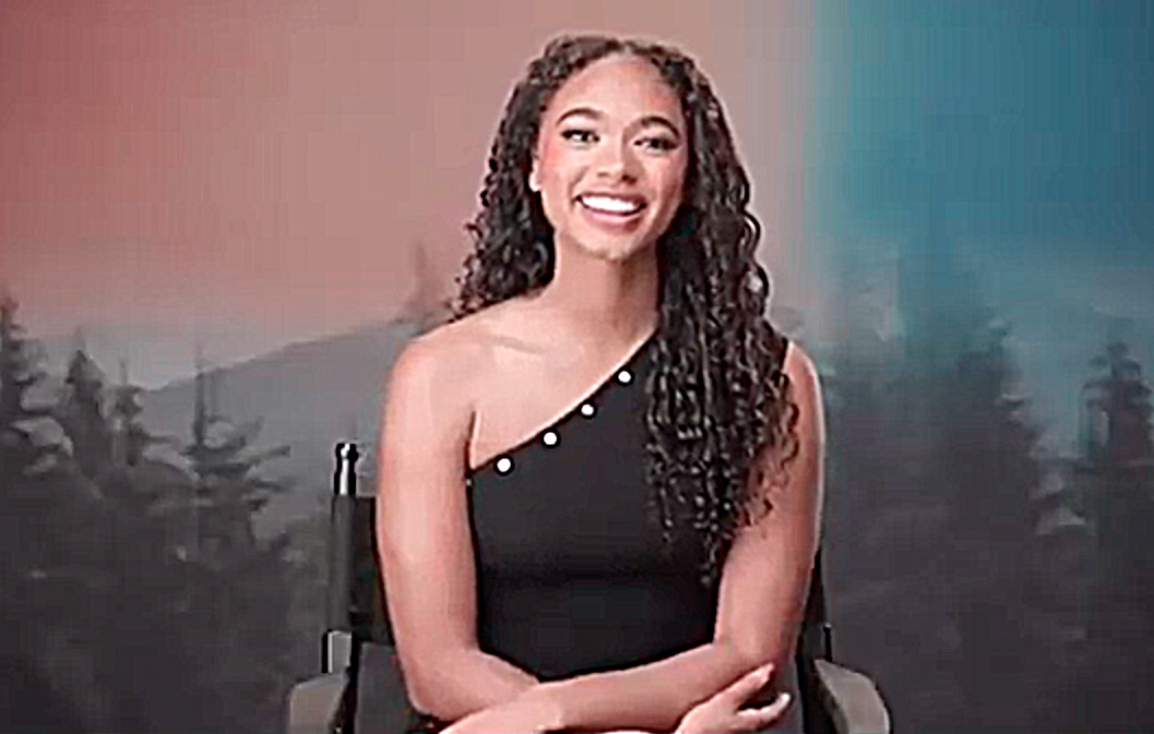 Actress Chandler Kinney, star of "Zombies 4: Dawn of the Vampires"