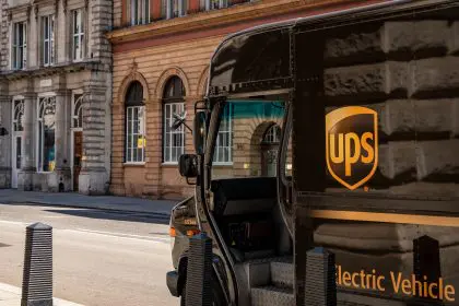 UPS stock crashes