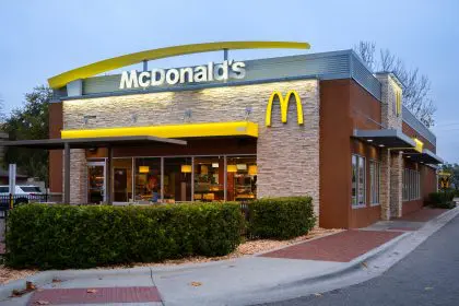 McDonald's delivers 2 menu