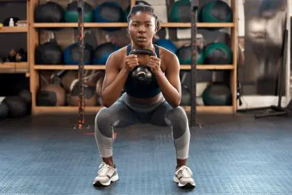 kettlebell squats functional fitness