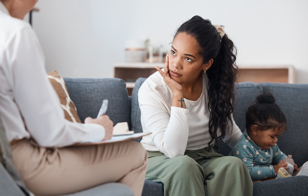 Postpartum, therapy, depression
