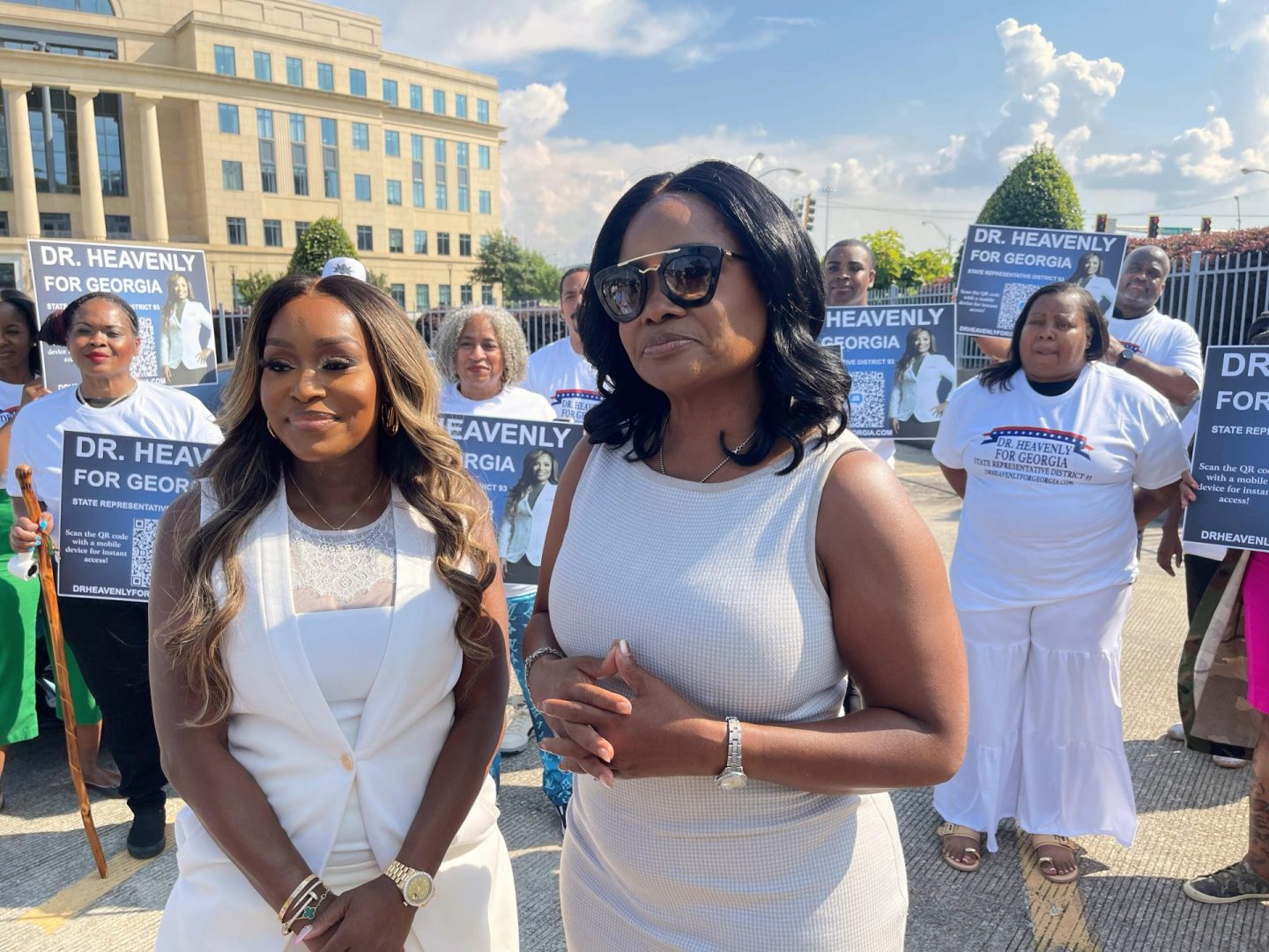 'Married to Medicine' stars Quadd Webb and Dr. Heavenly Kimes (Photo by Terry Shropshire for rolling out)