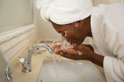 washing your face