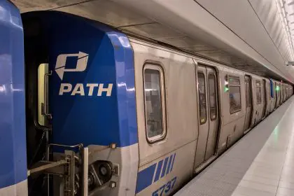 PATH train to burst into flames