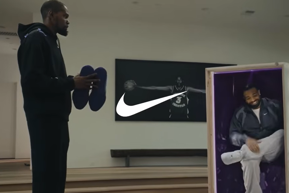 Drake and Kevin Durant unite in a wild new Nike commercial