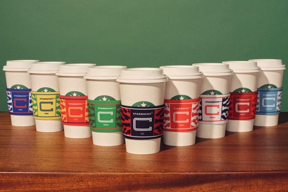 Starbucks gives away free limited-edition cup sleeves for soccer fans