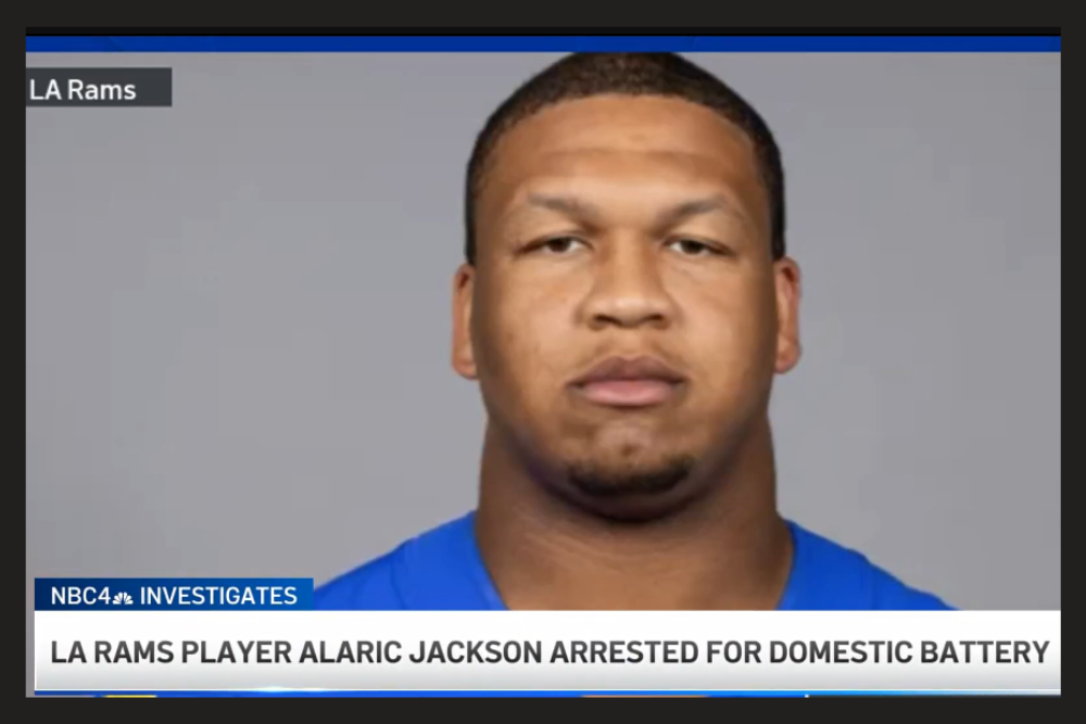 Why the Rams’ Alaric Jackson is behind bars