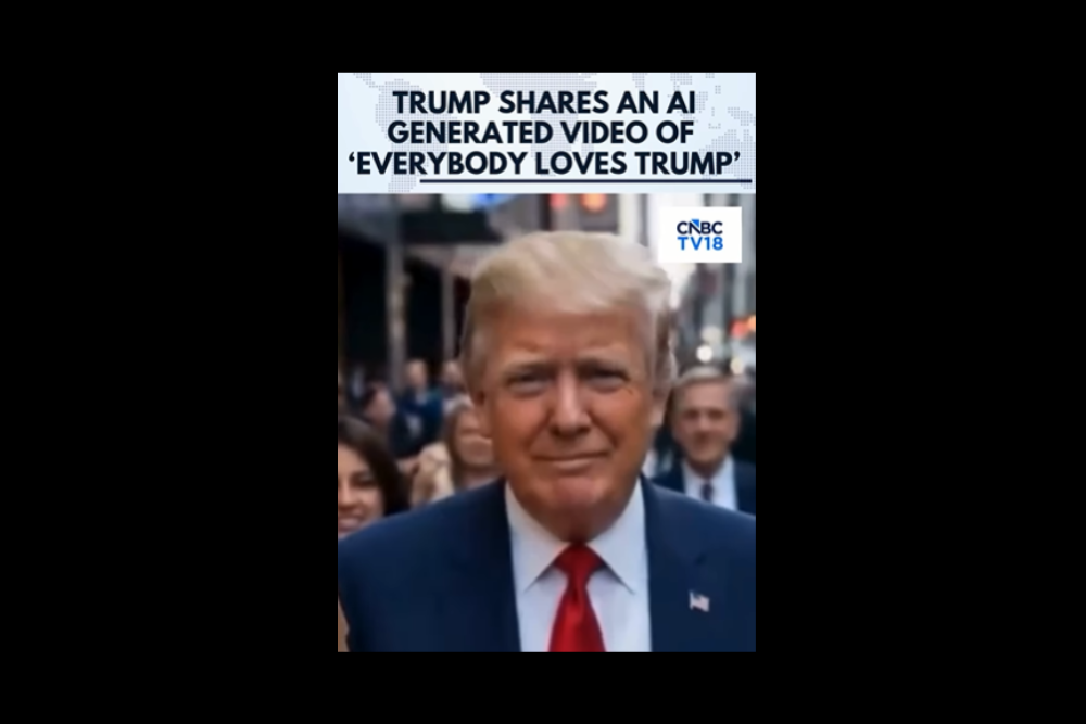 Trump’s AI video mocking liberals draws sharp backlash
