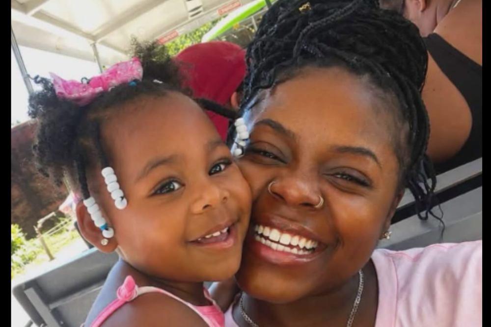 Miracle Keith ran back into the flames for her daughter