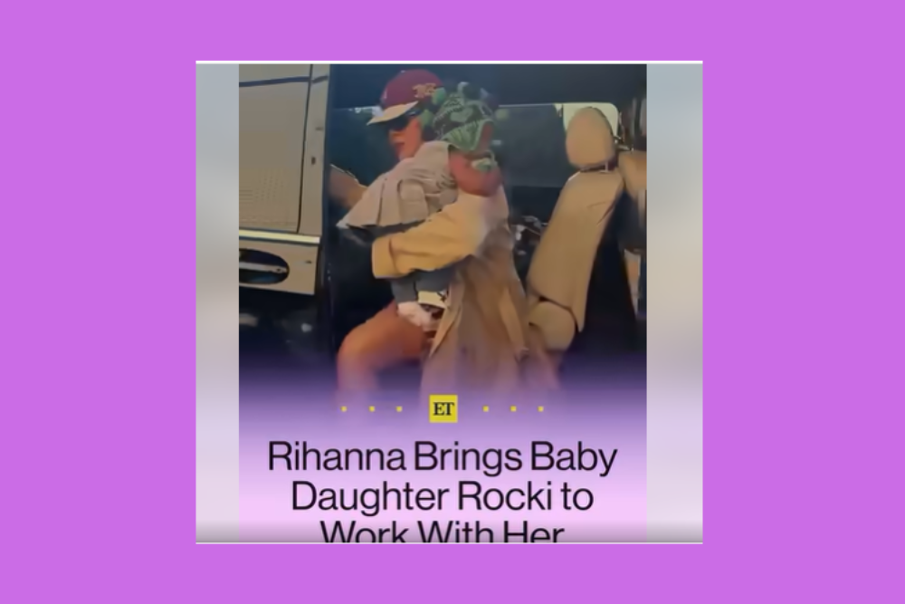 Rihanna brought her daughter to work and the internet loved it