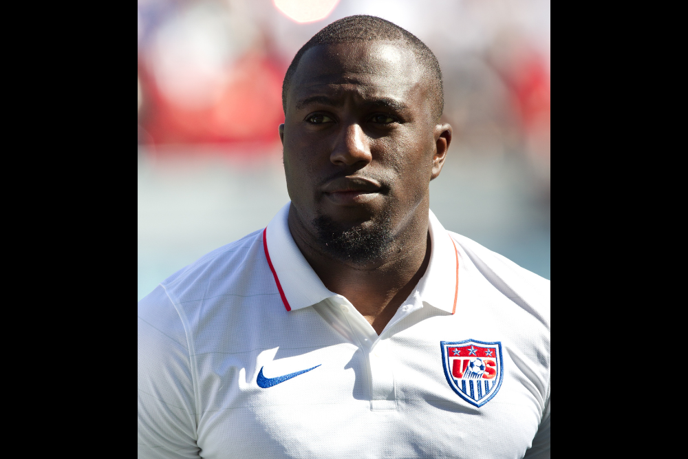 Jozy Altidore trades cleats for a mic at the World Cup