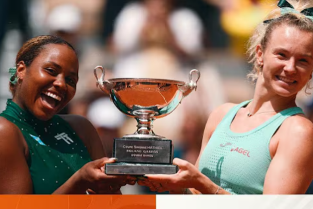 Taylor Townsend and Katerina Siniakova clinch another grand slam together