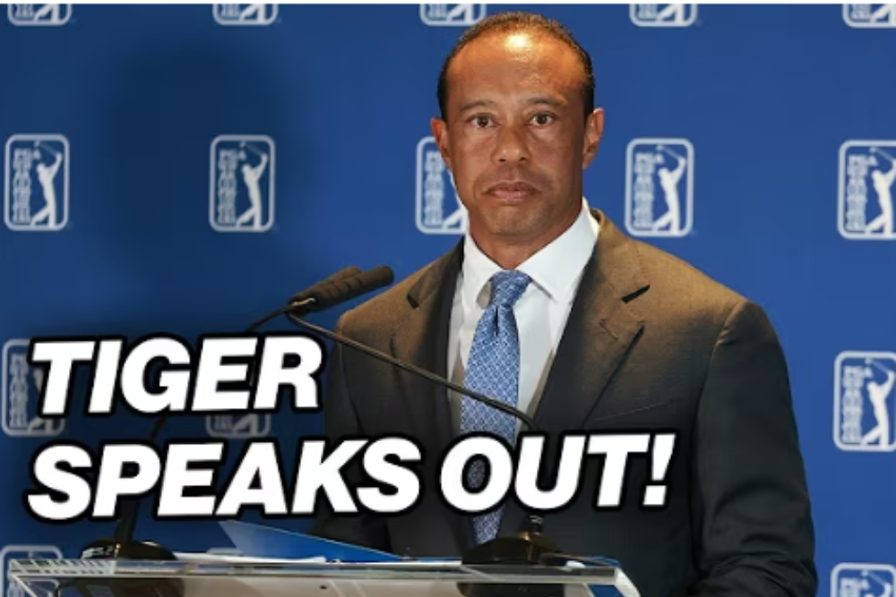 Tiger Woods breaks silence on golf’s future after DUI