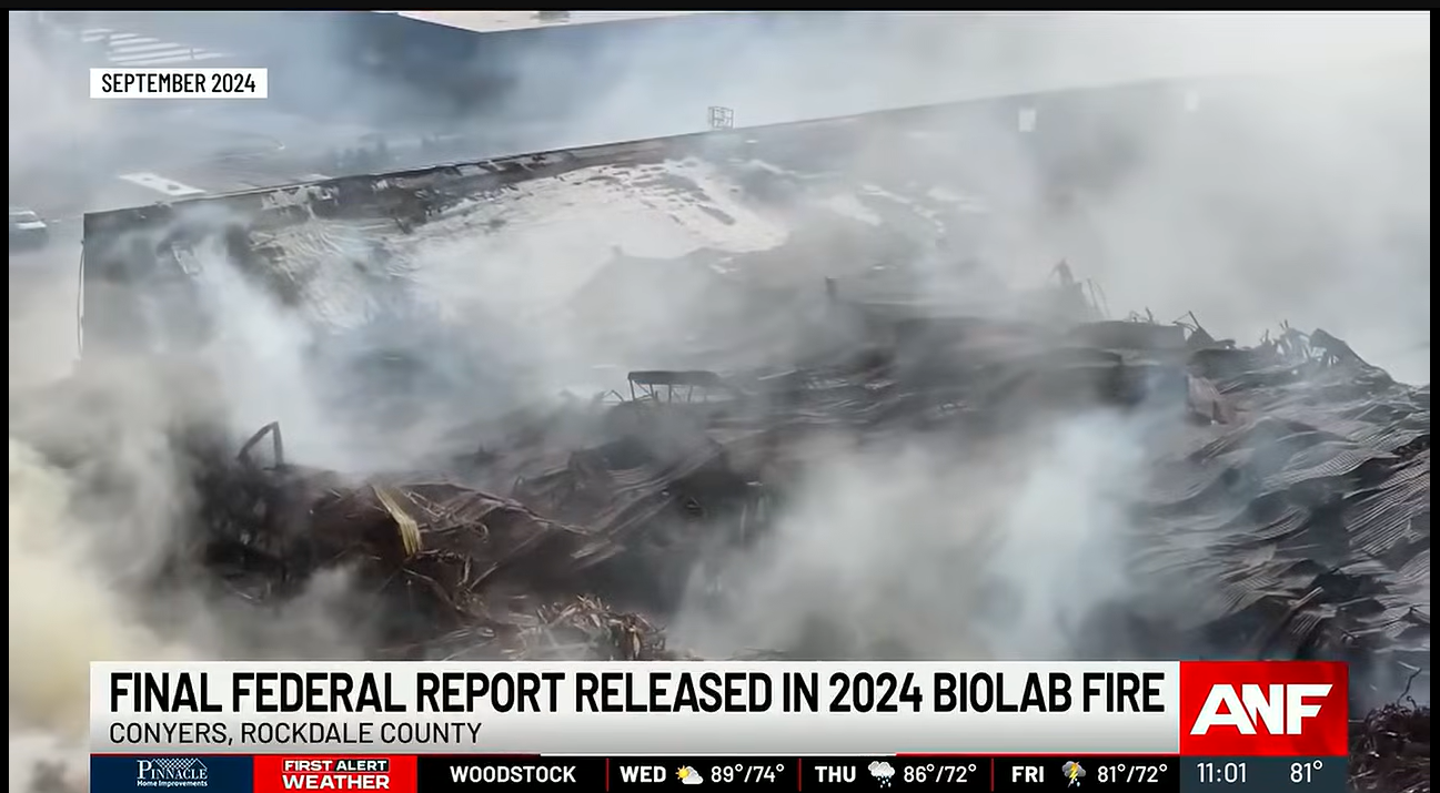 Federal report reveals cause of BioLab fire
