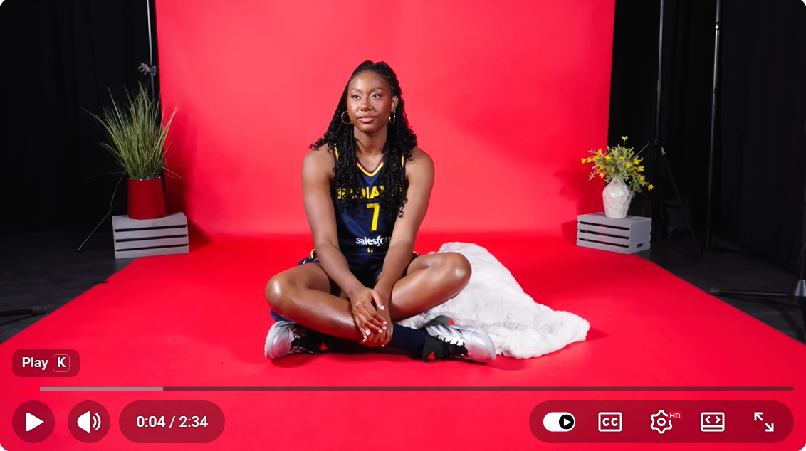 Aliyah Boston’s break includes a generous surprise