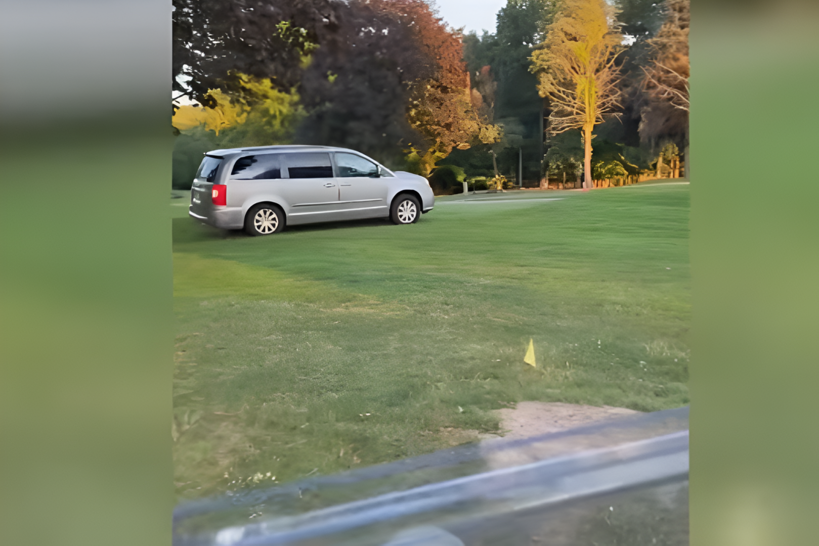 Golf course chase ends in a rollover crash in Ohio