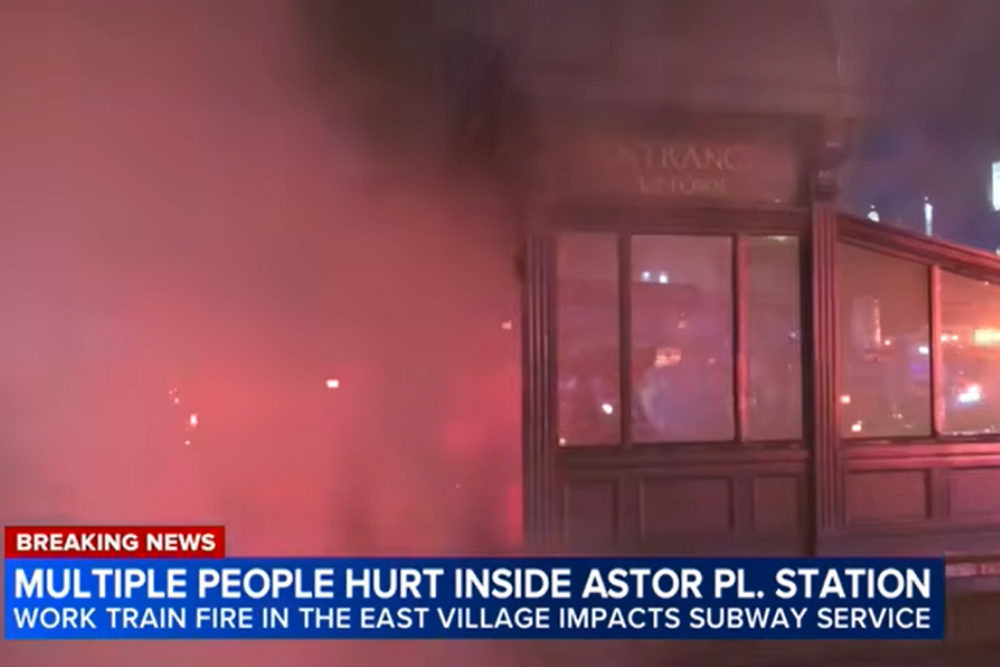 Astor Place subway fire injures 14, 3 lines halted